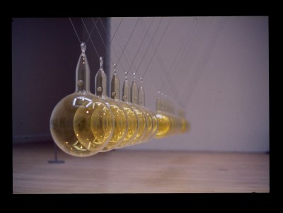 Hamad Butt, Familiars 3 (Cradle), 1992, installation view at Milch Gallery, London, 1994