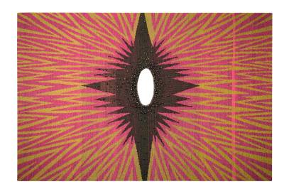 A weaving resembling a supernova.