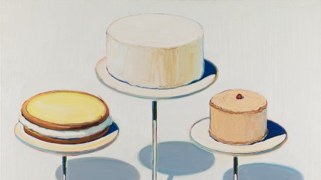 Wayne Thiebaud, Display Cakes, 1963.