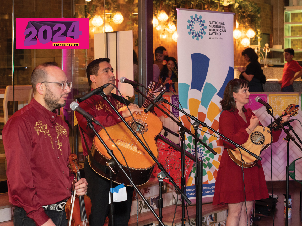 Performers at the National Museum of the American Latino's Day of the Dead celebration.