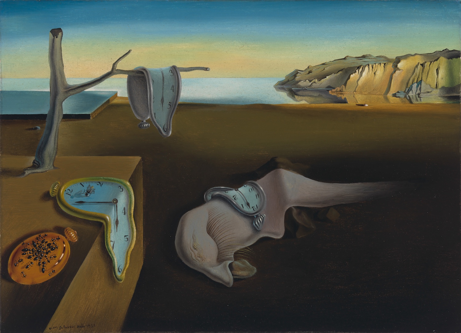 Salvador Dalí, The Persistence of Memory, 1931