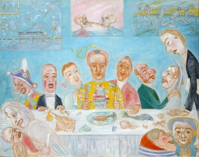James Ensor, Comical Repast (The Banquet of the Starved). c. 1917–18