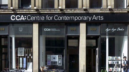 View of the exterior of the Centre for Contemporary Arts, Glasgow.