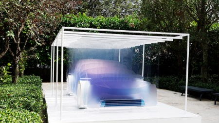 Marjan van Aubel's installation 8 Minutes and 20 Seconds at ICA Miami.