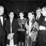 Leonard and Evelyn Lauder and friends attend the 30th anniversary celebration of the Whitney Museum's Breuer Building on November 6, 1996 in New York. Article title: 'Eye: Widow's Pique (Photo by Fairchild Archive/Penske Media via Getty Images)