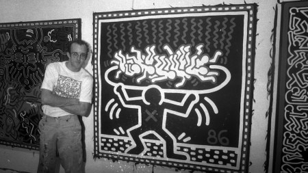 Keith Haring in an undated photograph.