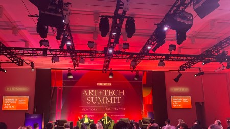 Keith Grossman and Kevin O’Leary talk at Christie's Art + Tech Summit.