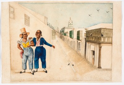 Francisco Javier Cortés, Juan José Cabezudo y un amigo (Juan José Cabezudo and a Friend), c. 1827