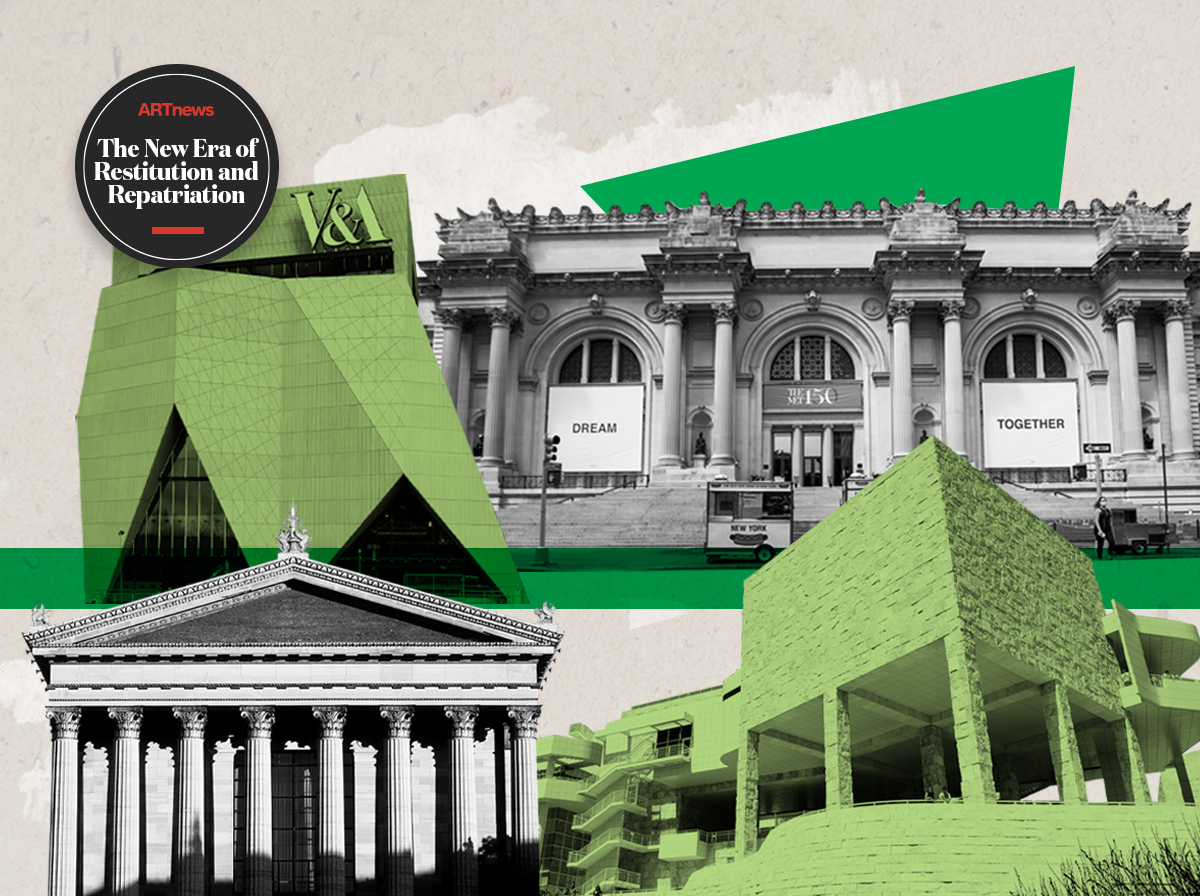 A collage featuring various museum buildings.